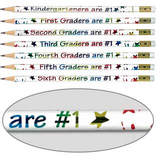 Make The Grade Pencils - 12 pencils.