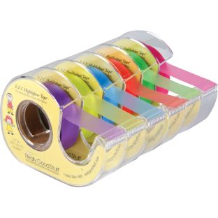 E.Z.C. Highlighter Tape - 1/2-in Wide - 32-ft Long