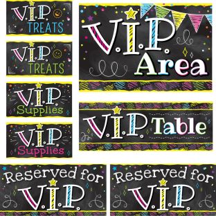 EZ Stick™ V.I.P. Labels - 8 labels