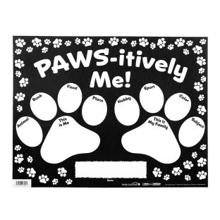 Ready-To-Decorate® All About Me Paws - Set of 24