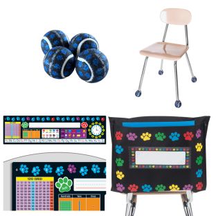 Really Good Stuff® Paw Print Student Area Kit