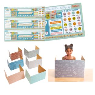 Really Good Stuff® Boho Intermediate Student Area Kit