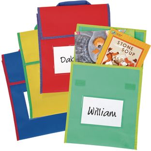 Store More Medium Book Pouches - Set of 4