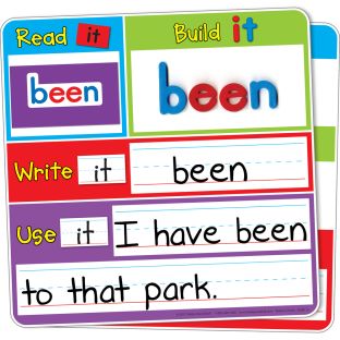 Really Good Stuff® Magnetic Read, Build, And Write Boards With Magnetic Sight Words And Letters Kit - 1 multi-item kit