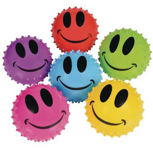 Sensory Smile Face Knobby Balls - 12 balls